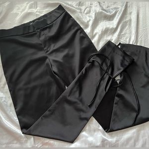 ZARA Satin Pants w/ Ties Around The Ankle